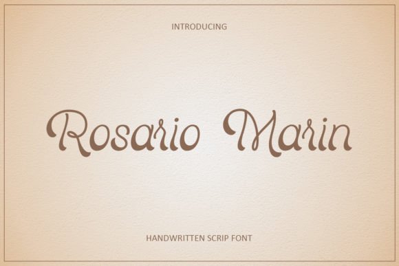 Rosario Marin Font Poster 1