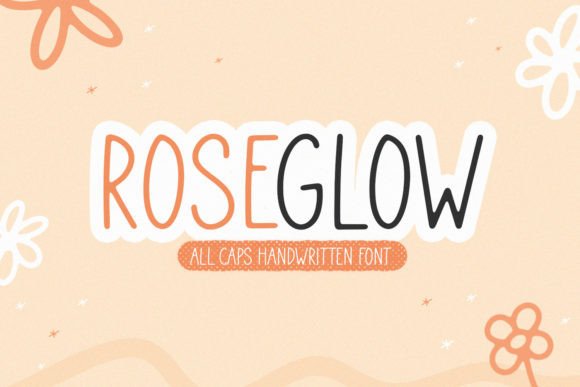 Roseglow Font Poster 1