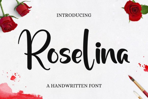 Roselina Font Poster 1