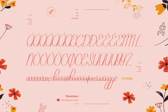 Rosemary Font Poster 10