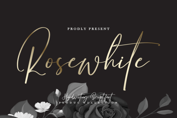 Rosewhite Font Poster 1