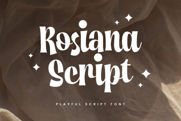 Rosiana Script Font Poster 1