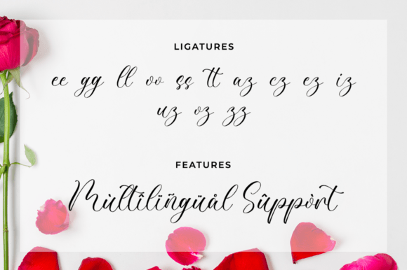 Rossalyne Font Poster 5