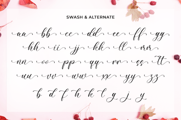 Rossalyne Font Poster 6
