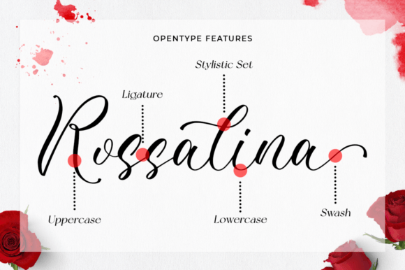 Rossalyne Font Poster 8