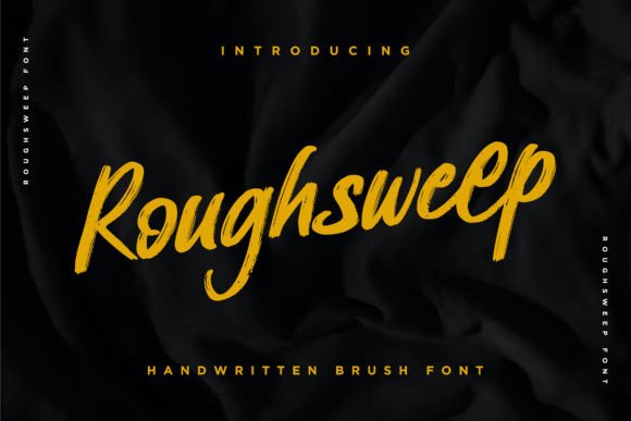 Roughsweep Font Poster 1