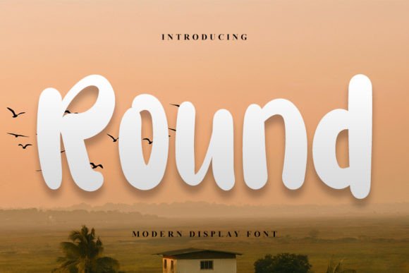 Round Font Poster 1