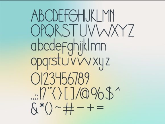 Roundes Font Poster 3
