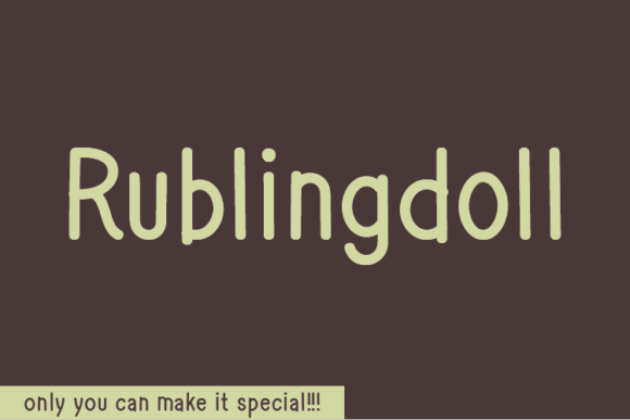 Rublingdoll Font