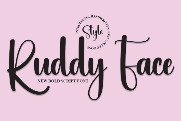 Ruddy Face Font Ruddy Face Font Poster 1