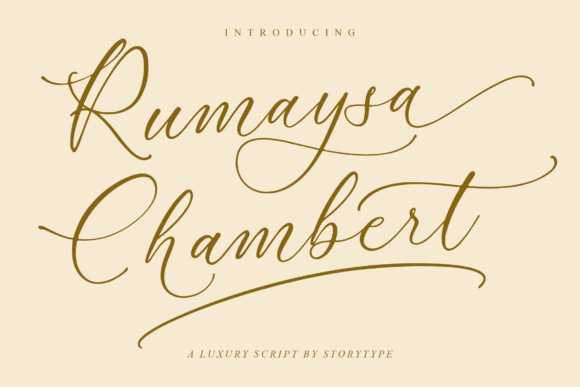 Rumaysa Chambert Font Poster 1