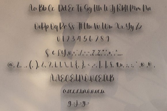 Runny Font Poster 5