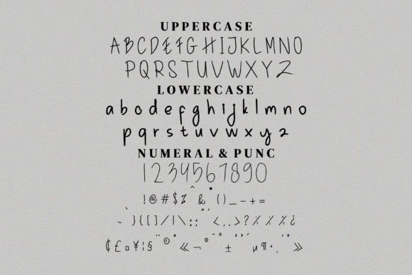 Rushting Font Poster 12