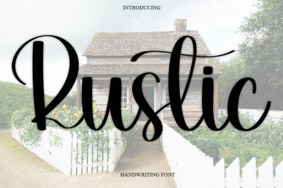 Rustic Font Poster 1