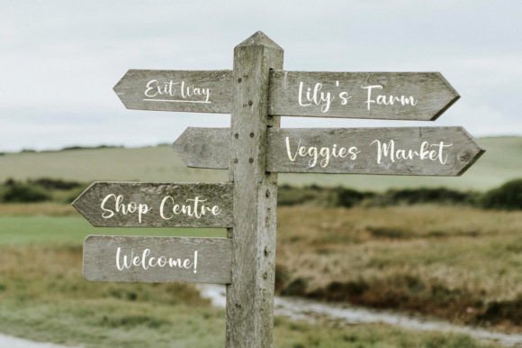 Rustic Barn Font Poster 6