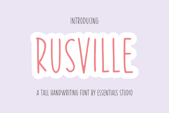 Rusville Font Poster 1