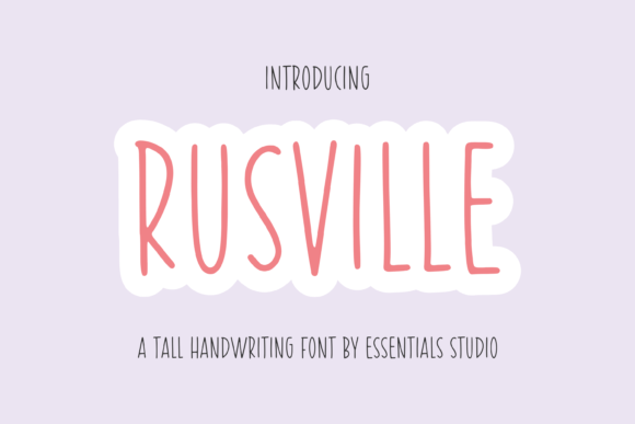 Rusville Font Rusville Font Poster 1