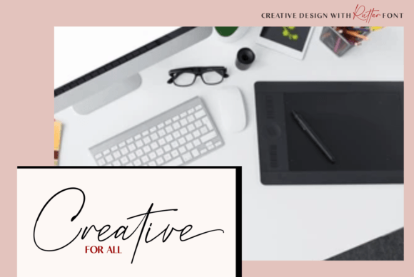 Ruttar Signature Font Poster 6
