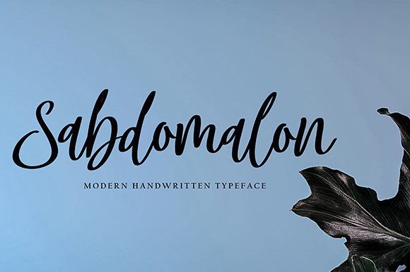Sabdomalon Font Poster 1