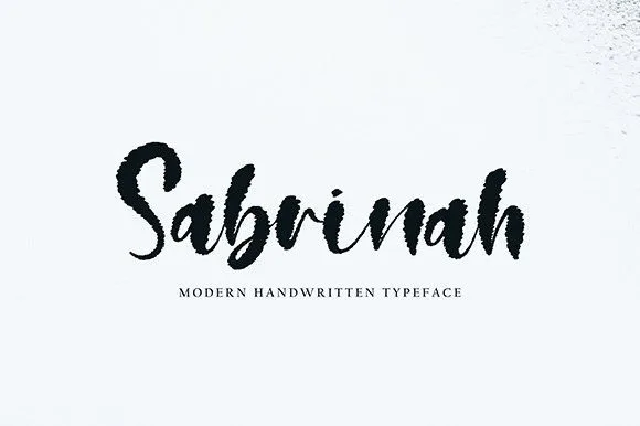 Sabrinah Font Sabrinah Font Poster 1