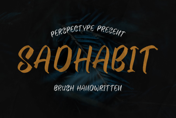 Sadhabit Font Poster 1