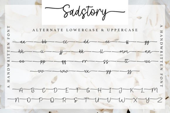 Sadstory Font Poster 3