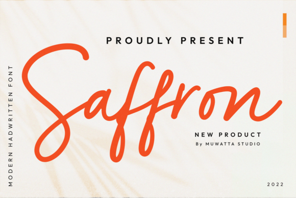 Saffron Font