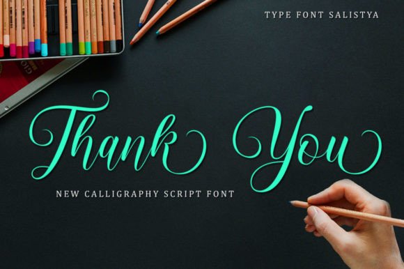 Salistya Font Poster 8