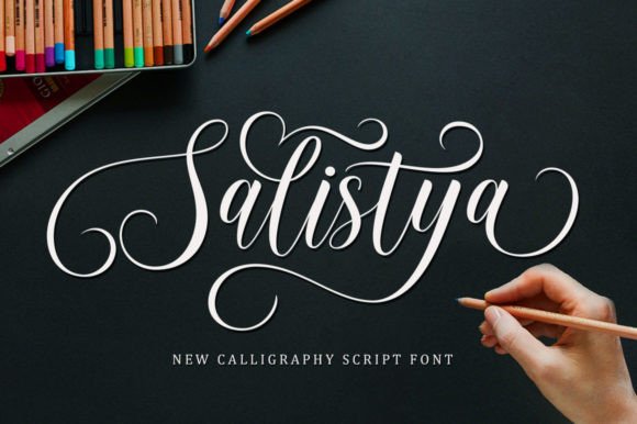 Salistya Font Poster 9
