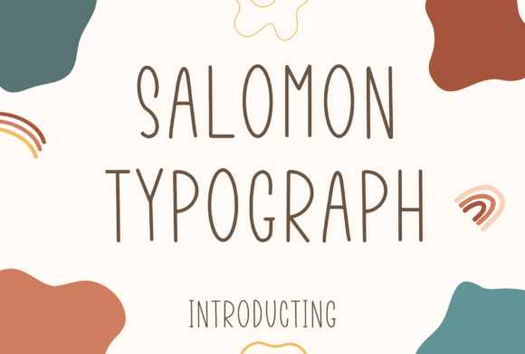 Salomon Typograph Font Poster 1