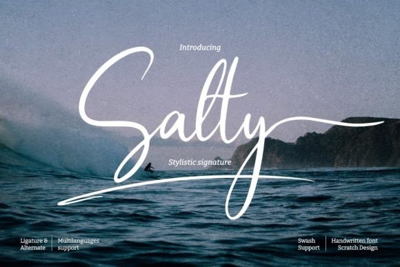 Salty Font Poster 1