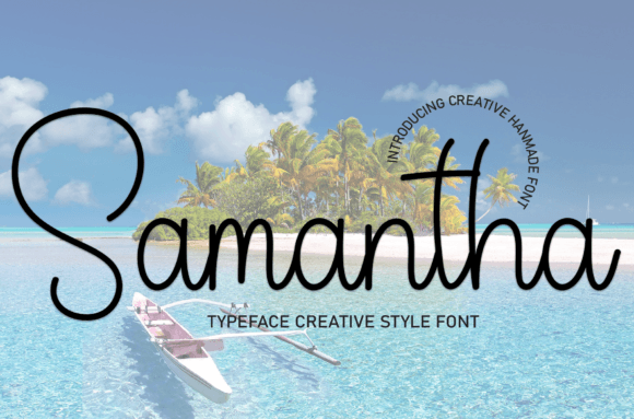 Samantha Font Poster 1