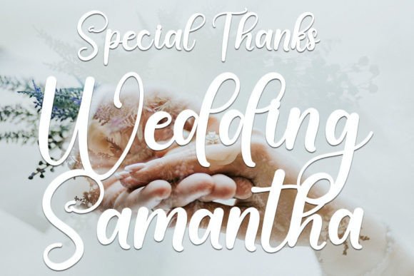 Samantha Font Poster 5