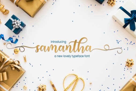 Samantha Font Poster 1