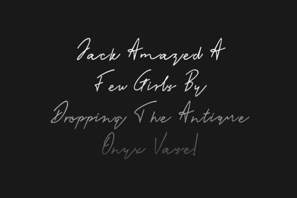 Samara Lia Font Poster 4