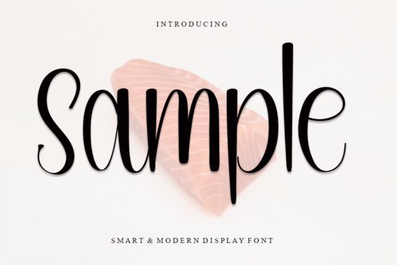 Sample Font Poster 1