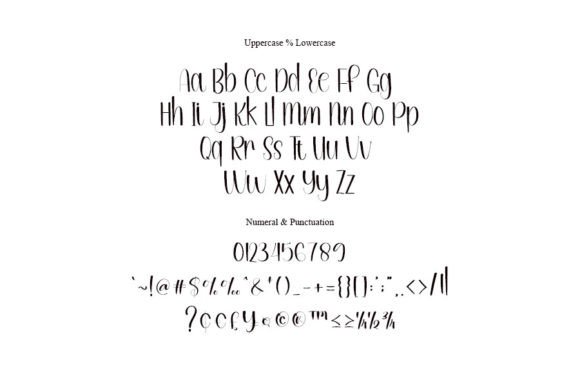Sample Font Poster 4