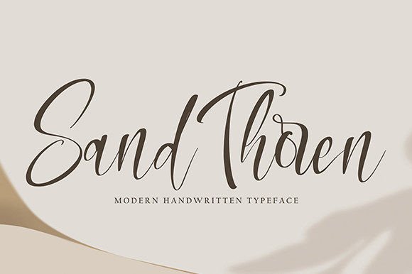 Sand Thoren Font Poster 1