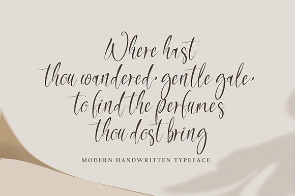 Sand Thoren Font Poster 2