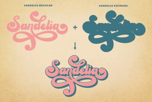 Sandelia Font Poster 2