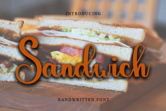 Sandwich Font Poster 1