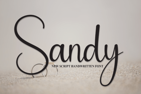 Sandy Font Poster 1