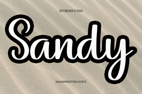 Sandy Font Poster 1