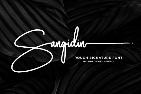 Sangidin Font Poster 1