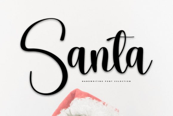 Santa Font Poster 1