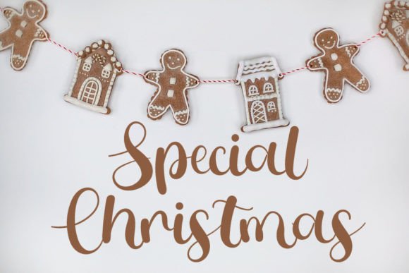 Santa Font Poster 4