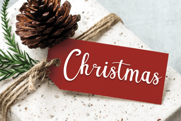 Santa Font Poster 2