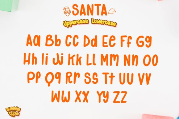 Santa Font Poster 7