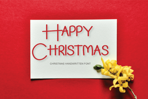 Santa Christmas Font Poster 3
