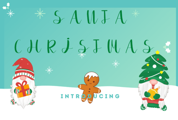 Santa Christmas Font